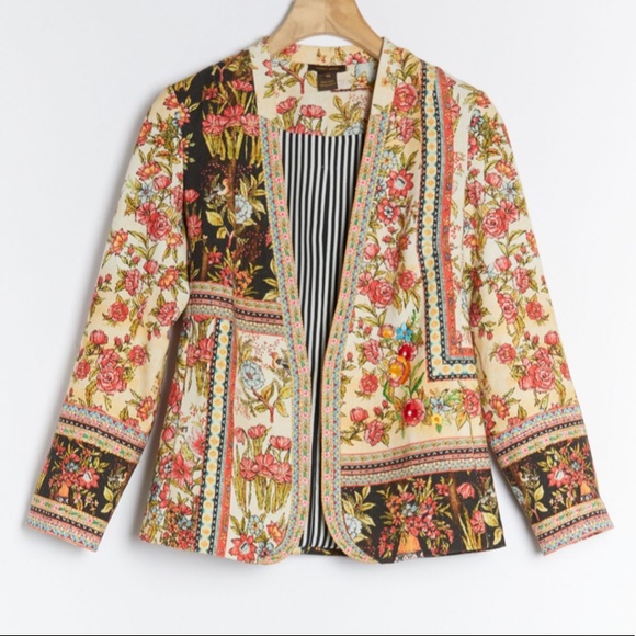 NWT vineet bahl embroidered blazer - Picture 7 of 8